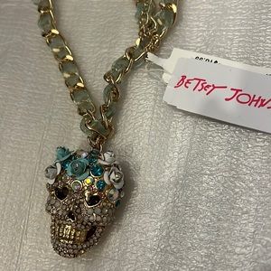 Betsey Johnson Sugar Skull necklace